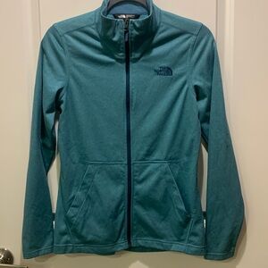 The North face new blue zip up